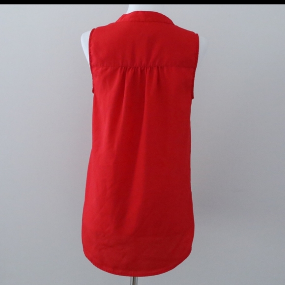 J.Crew Red Pocket Tank - Picture 5 of 8